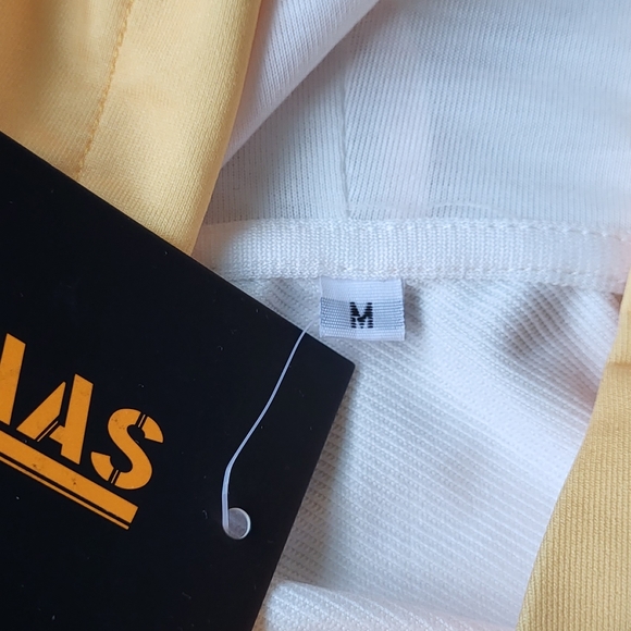 Dip Dye Hoodie Yellow & White {Medium} - Picture 9 of 11